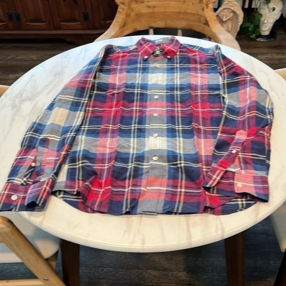 Tailored by Jcrew Summer Plaid Shirt
